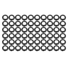 60pcs Fishing Rod Building Silicone Elastic Winding Check Dress Ring Trim Ring Adapter13MM