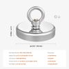Fishing Magnet Super Strong Heavy Duty Rare Earth Neodymium Pull Force 1000 LBS