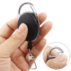 2pcs/4pcs Retractable Key Chain Reel Badge Holder Fly Fishing Zinger Retractor With Quick Release Spring Clip Fishing Accessories